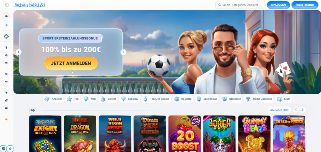 Beteum Casino Sportbonus