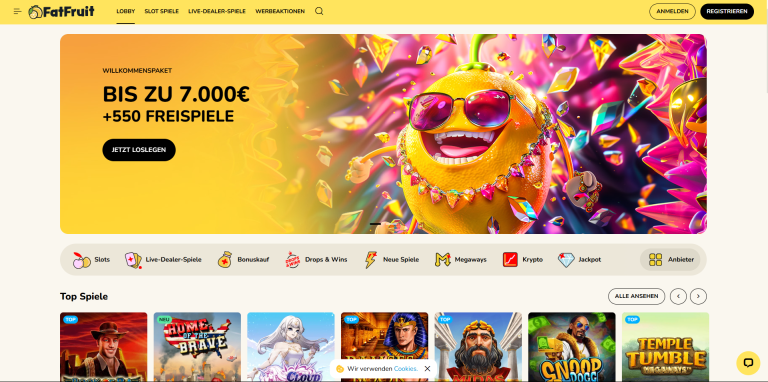 FatFruit Willkomensbonus