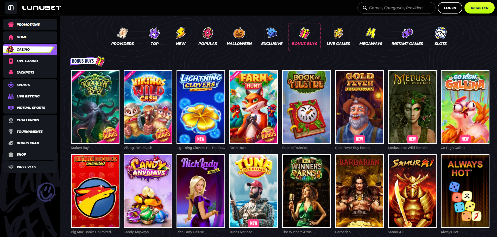 Lunubet Live Casino