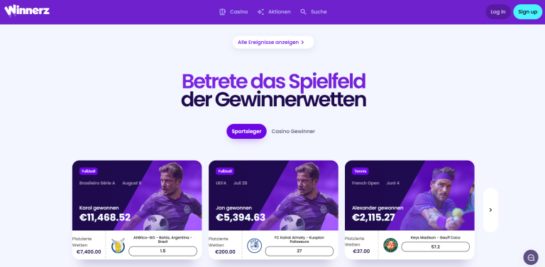 Winnerz Sportbereich