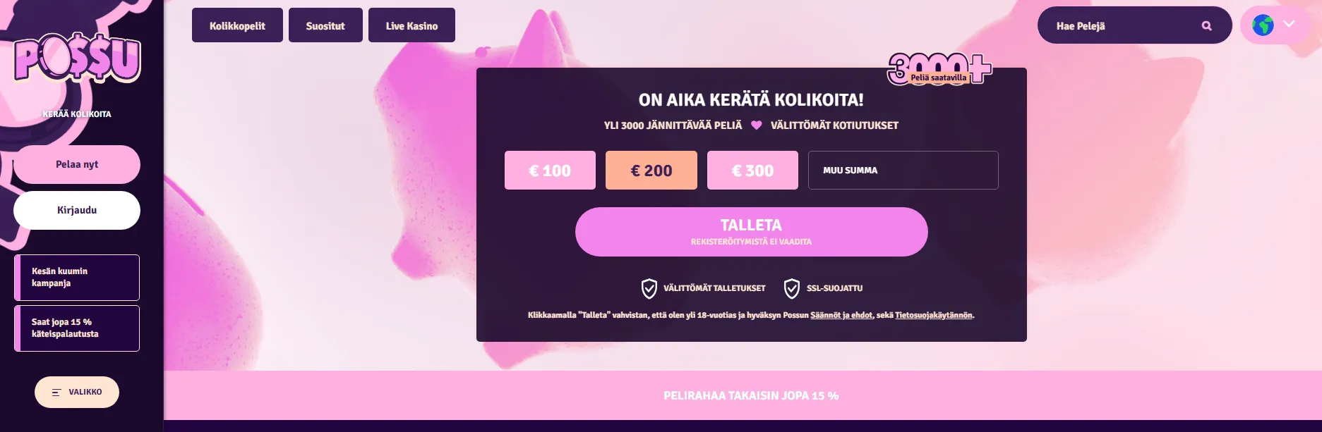 possu vedonlyönti