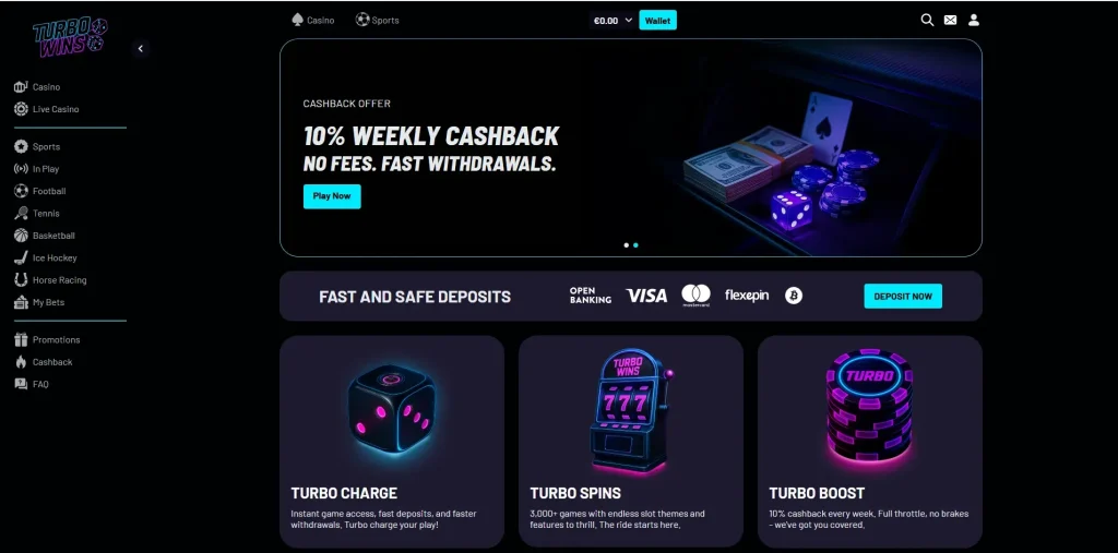 Turbo wins instant casino 2026